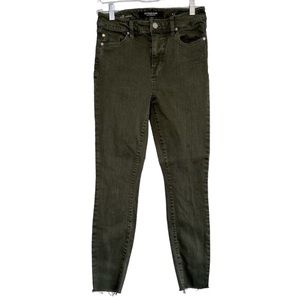 LIVERPOOL Green High-Rise Ankle Jeans Size 4